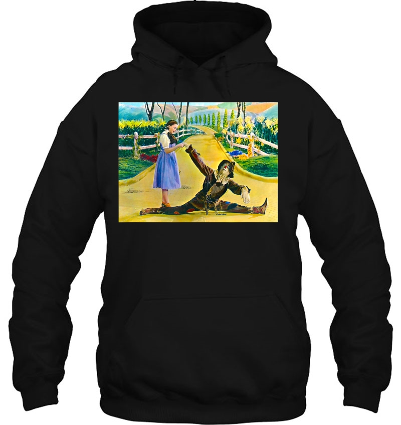 Land Of Oz Dorothy Oz Scarecrow-Vintage Wizard Of Oz Poster Hoodie