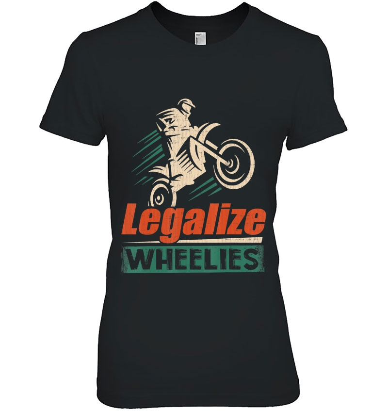 Legalize Wheelies Motorcycle Hoodie