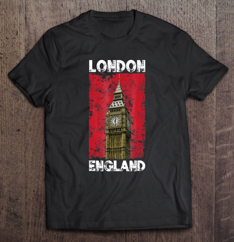 London England Big Ben Elizabeth Clock Tower Novelty Shirt