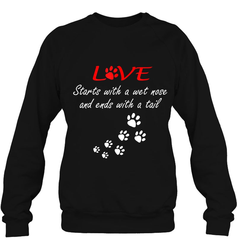 Love Starts With A Wet Nose Dog Lover Puppy Lover Mugs