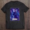 Marvel Avengers Endgame Black Widow Galactic Poster Premium Tee