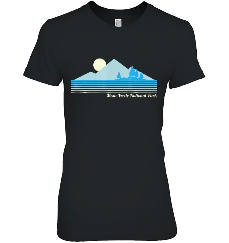 Mesa Verde National Park Shirt, Retro Colorado Hiking Tee Ladies Tee