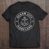 Ocean City Maryland Md Vintage Anchor Design Tee Tee