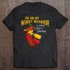 Oktoberfest German Sausage I'm On My Wurst Behavior Tee