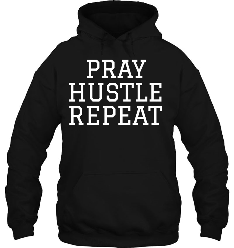 Pray Hustle Repeat Christian Hustler Mugs