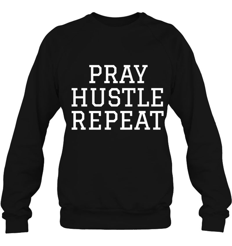 Pray Hustle Repeat Christian Hustler Mugs