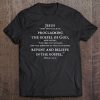 Repent And Believe In The Gospel Bible Verse Tank Top Tee