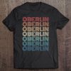 Retro Oberlin Ohio Pullover Tee
