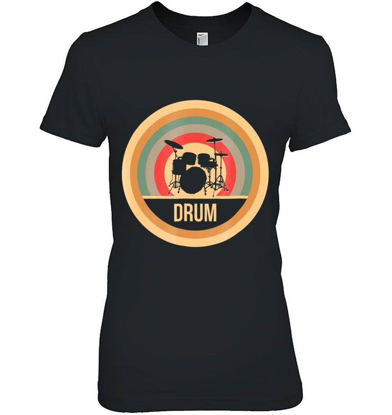 Retro Vintage Drums For Drummers Hoodie