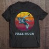 Retro Vintage Faded Cracked 70 80S Style Free Hugs Wrestling Tank Top Tee