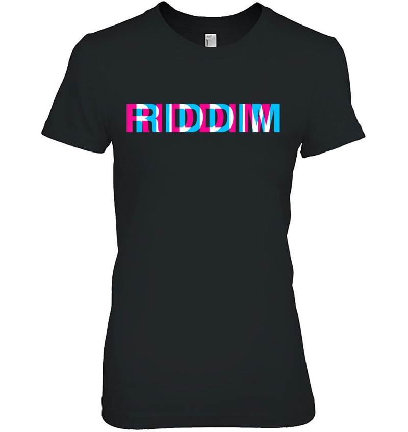 Riddim Music Optical Illusion Glitch Trippy Edm Rave Hoodie