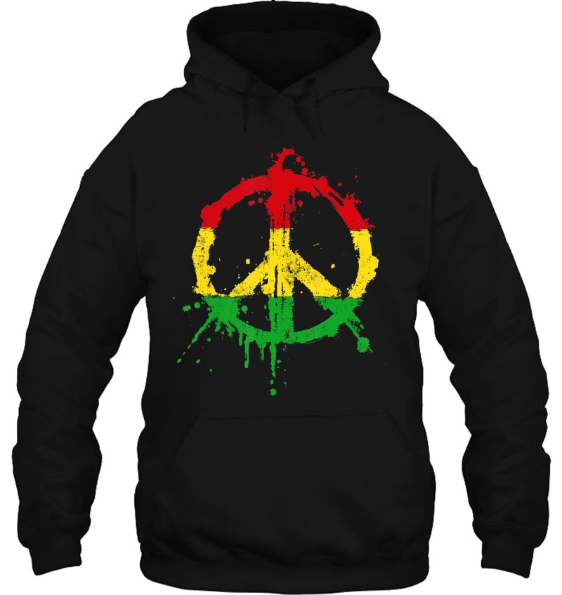 Ripple Junction Rasta Peace Sign Mugs