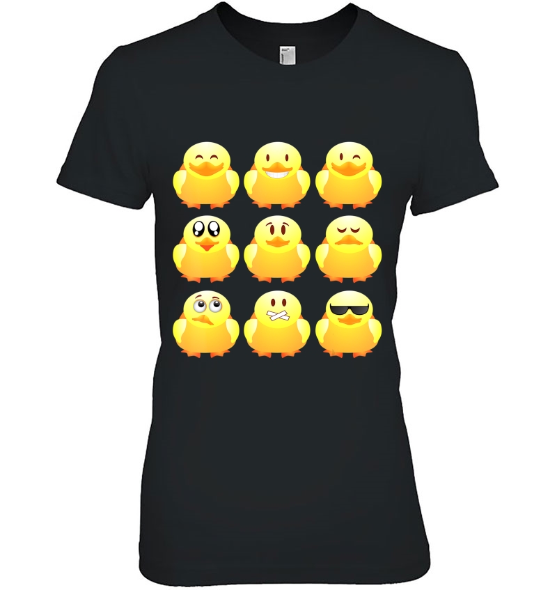 Rubber Ducky Emojis Shirt Cool Duck Bath Toy Gift Hoodie