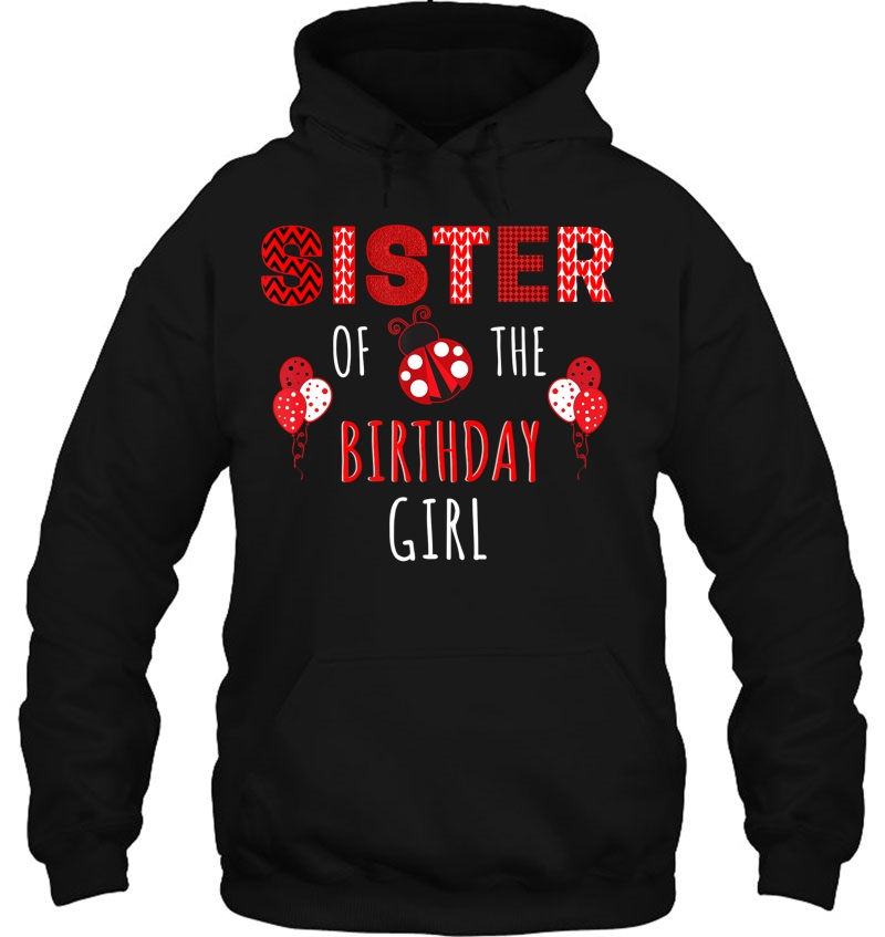 Sister Of The Birthday Girl Ladybug Birthday Mugs