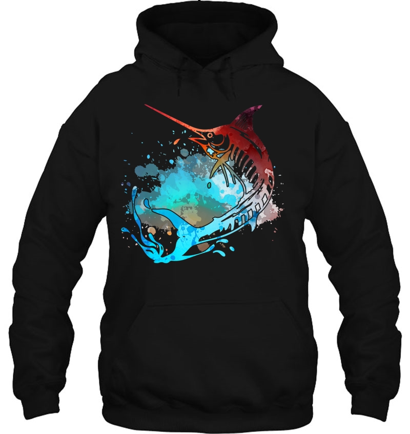 Sport Fishing Fisherman Sailfish Billfish Marlin Swordfish Hoodie
