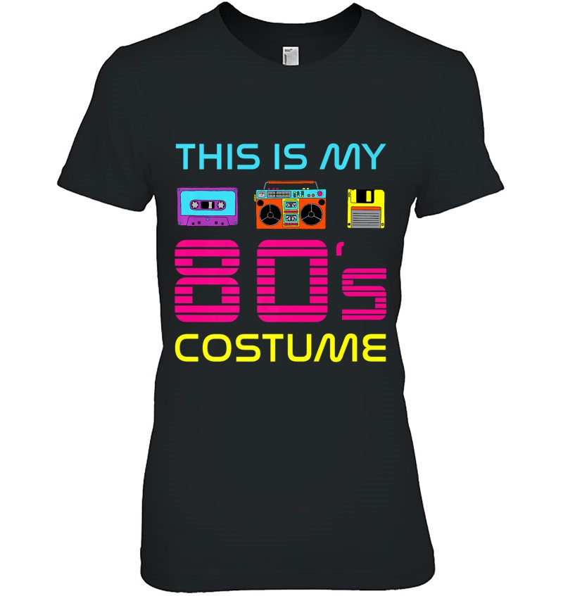 This Is My 80'S Costume Easy Retro 1980'S Party Cassette Premium Hoodie