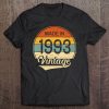 Vintage 1993 Made In 1993 27Th Birthday 27 Years Old Gift Tee