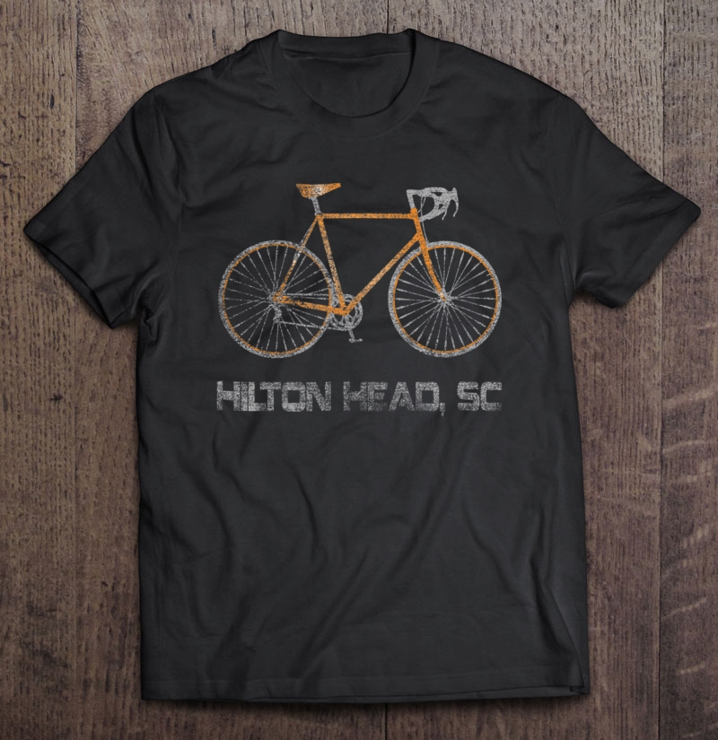 Vintage Hilton Head Sc Bike Cyclist Shirt