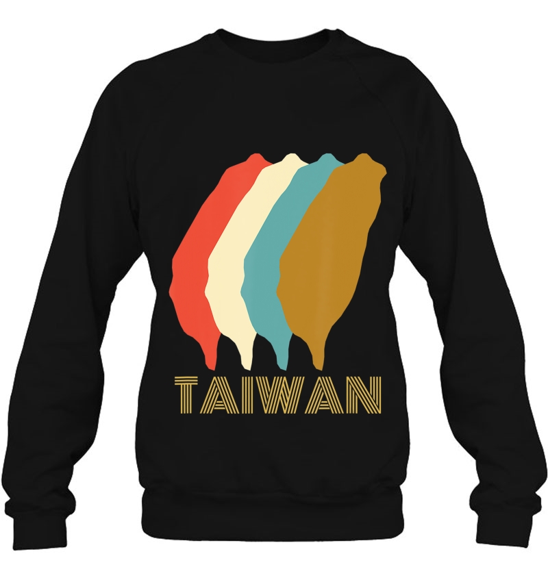 Vintage Taiwan , I Love Taiwan Map Shirt Sweatshirt