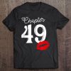 Womens Chapter 49 Years 1971 49Th Happy Birthday Lips Tank Top Tee