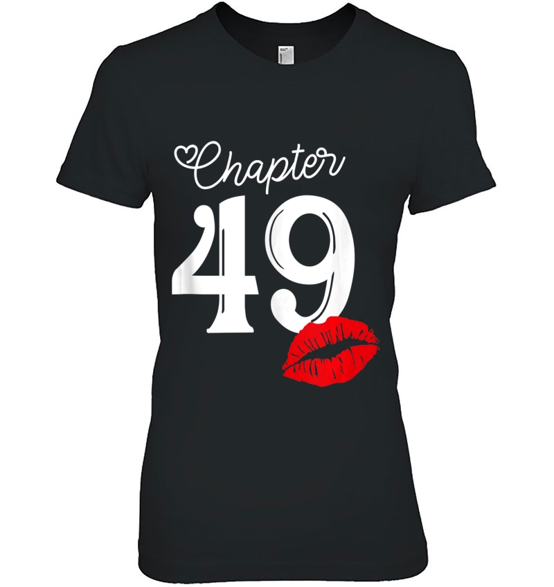 Womens Chapter 49 Years 1971 49Th Happy Birthday Lips Tank Top Ladies Tee