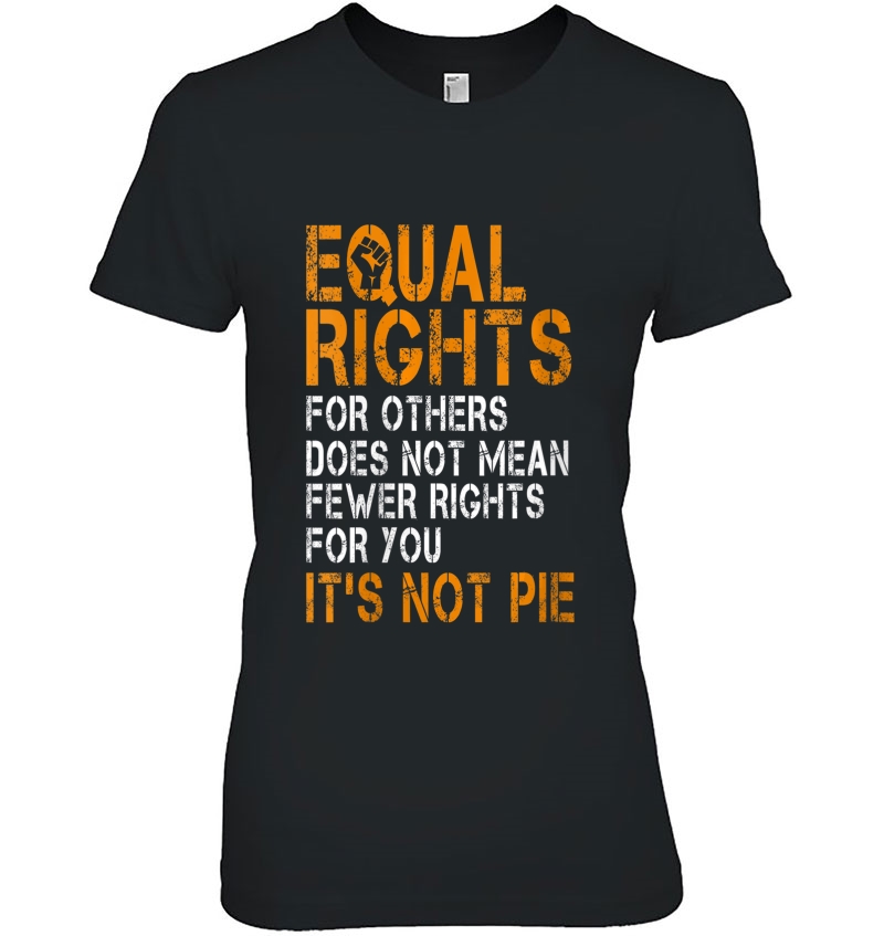 Womens Equal Rights Gender Equality Kindness Anti-Trump Political V-Neck Ladies Tee
