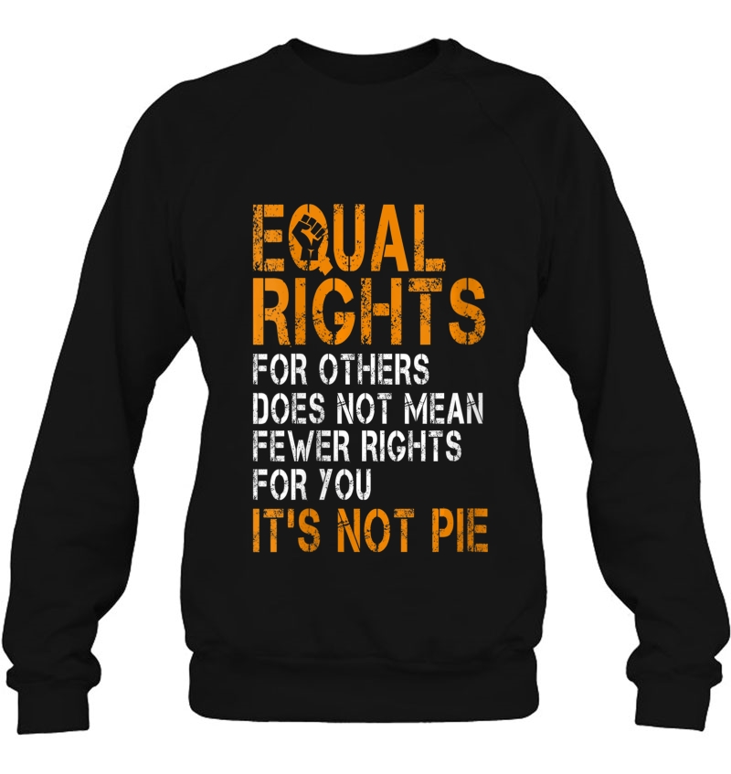 Womens Equal Rights Gender Equality Kindness Anti-Trump Political V-Neck Sweatshirt