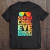 Womens Funny Eye Surgery Survivor Recovery Patient Get Well Gift V-Neck Tee