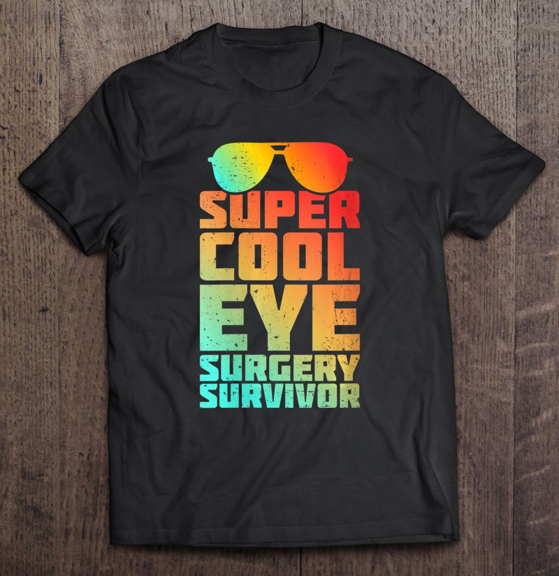 Womens Funny Eye Surgery Survivor Recovery Patient Get Well Gift V-Neck Shirt