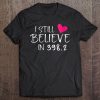 Womens I Still Believe In 398.2 Librarian Gift Funny Book Lovers V-Neck Tee