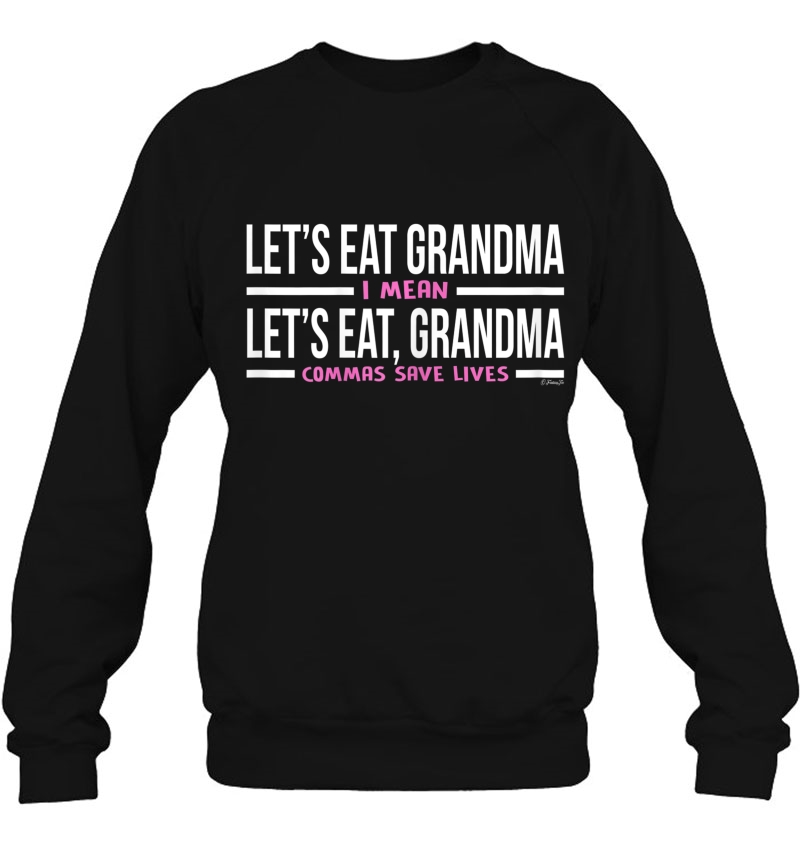 Womens Let's Eat Grandma - Commas Save Lives Gift Mugs