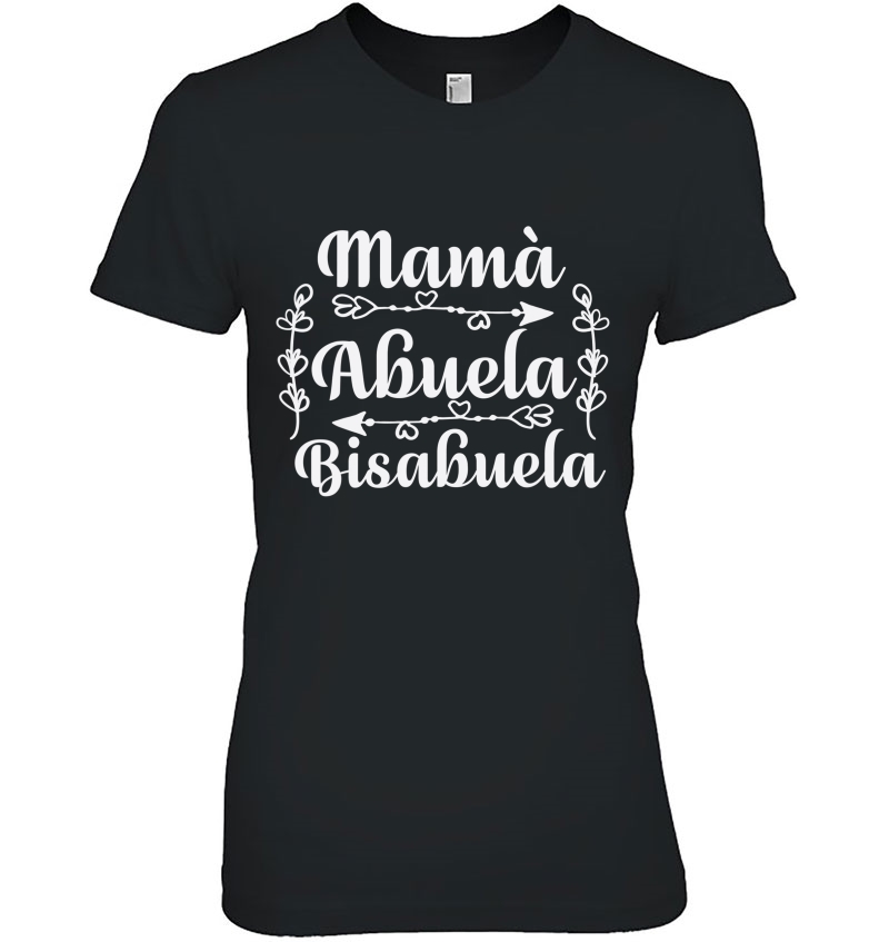 Womens Mama Abuela Bisabuela Spanish Mother's Day Hoodie