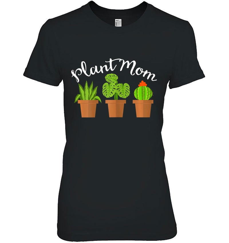 Womens Plant Mom Plants Lover Cactus Succulent Apparel Design Hoodie