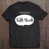 Womens Slp Gift I Teach Kids To Talk Back Speech Therapy Assistant V-Neck Tee