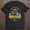 Yellowstone National Park Wolf Vintage Men Women Tee