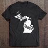 Yoopers Trolls Up Upper Peninsula Michigan Map Tee