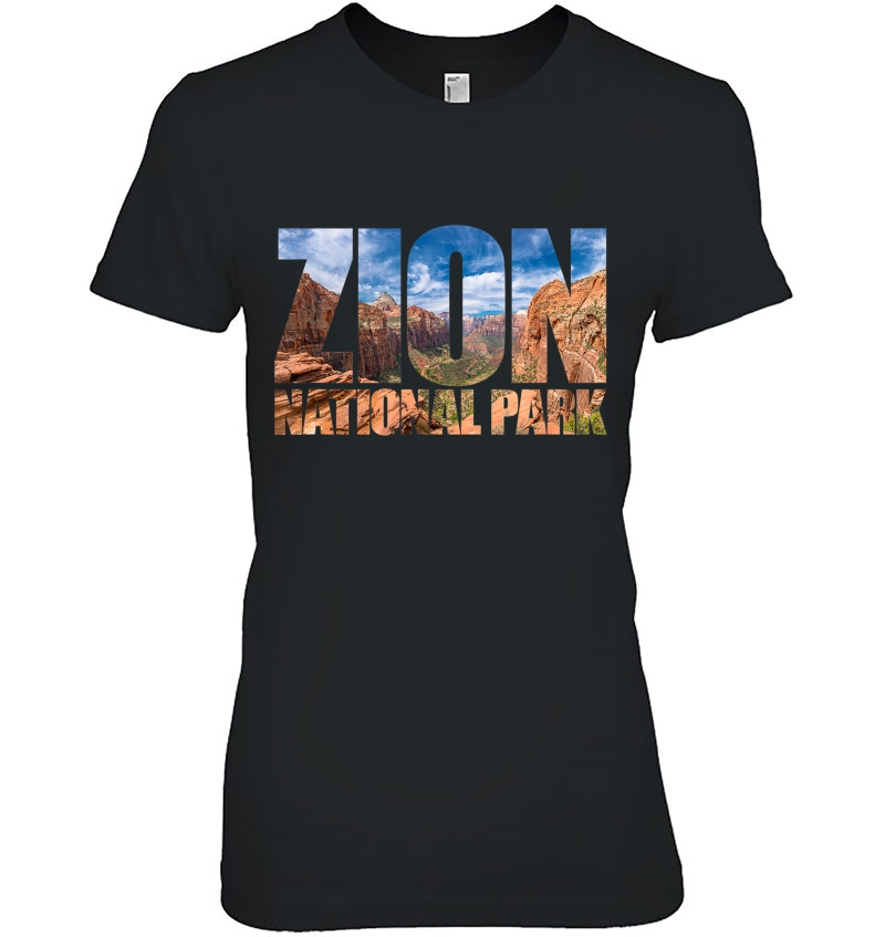 Zion National Park Near Las Vegas Utah Usa Canyon Nature Ladies Tee