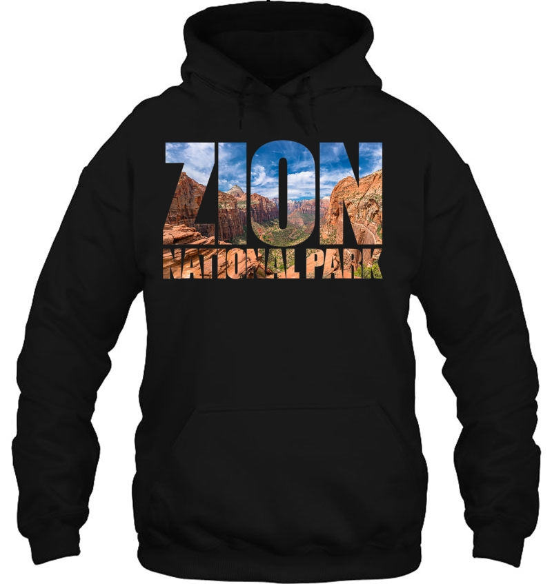 Zion National Park Near Las Vegas Utah Usa Canyon Nature Hoodie