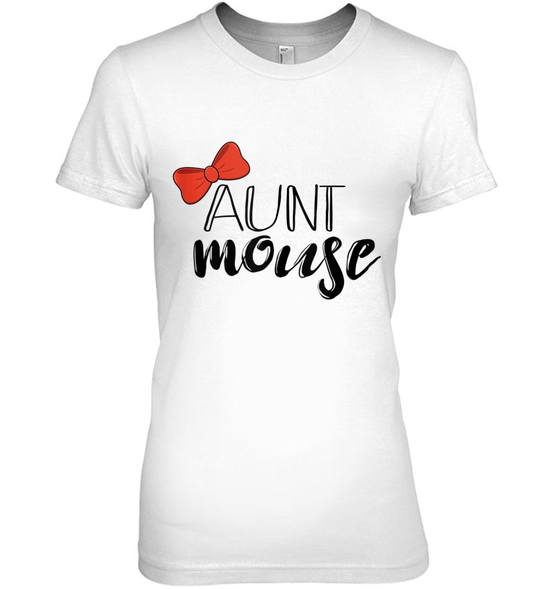 Aunt Mouse Shirt, Family Vacation Mouse Matching Tank Top Hoodie