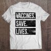 Cool Distressed Pro Vaccine - Vaccines Save Lives Tank Top Tee