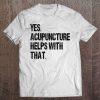 Funny Acupuncture Distressed Cute Sarcastic Gift Tee Tee