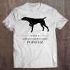 German Shorthaired Pointer Shirt Black Silhouette Tee