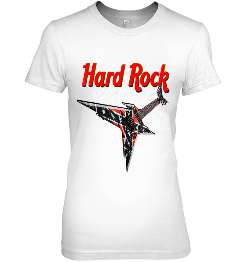 Hard Rock Guitar Musician Tee Ladies Tee