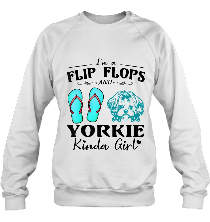 I'm A Flip Flops And Yorkie Kinda Girl Mugs