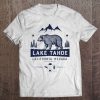 Lake Tahoe California Nevada Vintage Bear Men Women Tee