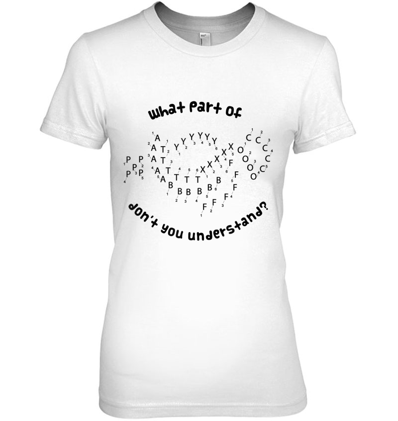 Marching Band Funny Drill Chart Director Music Gift Ladies Tee