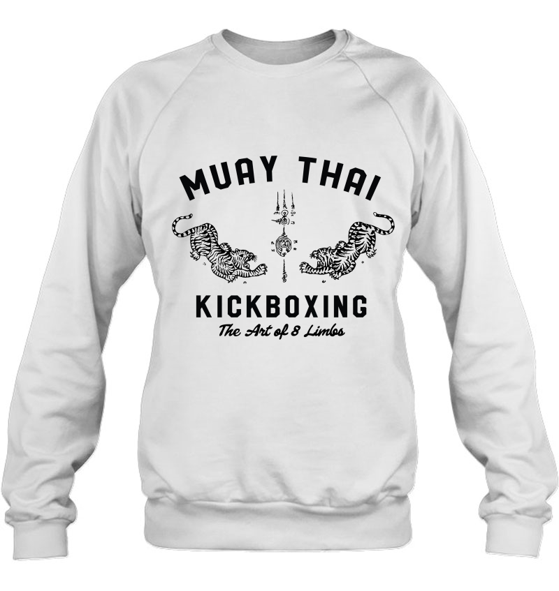 Muay Thai Twin Tigers Mma Warrior Fight Sweatshirt