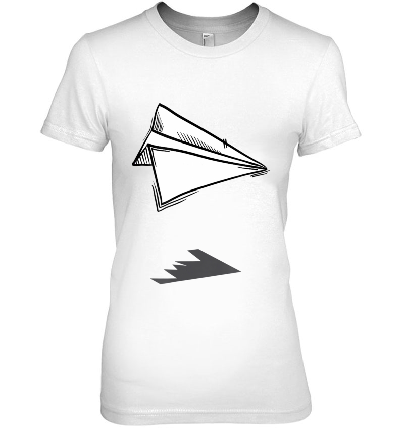 Paper Airplane Shirt Aviation Tee For Aircraft Fans Hoodie