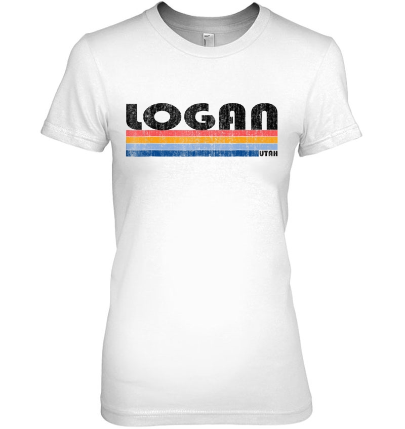 Vintage 1980S Style Logan Ut Ladies Tee