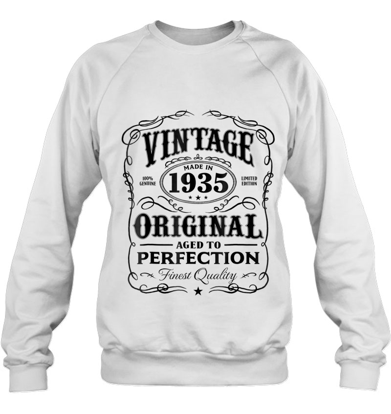 Vintage Made In 1935 83Rd Birthday Gift Sweatshirt